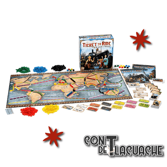 Ticket to Ride (Rails & Sails) | Days of Wonder - Con T de Tlacuache - Days of Wonder