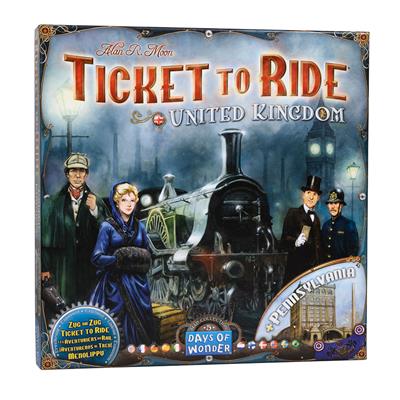 Ticket to Ride United Kingdom Map Collection 5|Days of Wonder - Con T de Tlacuache - Days of Wonder