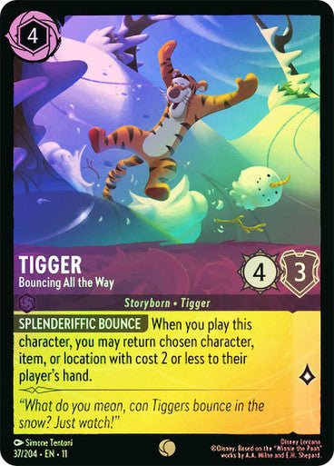 Tigger (Cold Foil) | Ravensburger - Con T de Tlacuache - Ravensburger
