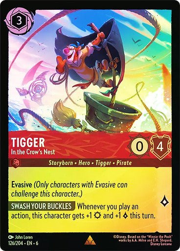 Tigger - In the Crow's Nest ( Cold Foil ) - Con T de Tlacuache - Ravensburger