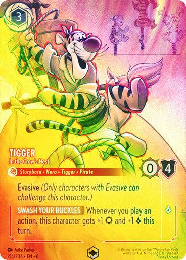 Tigger - In the Crow's Nest ( Inkwash Foil ) - Con T de Tlacuache - Ravensburger