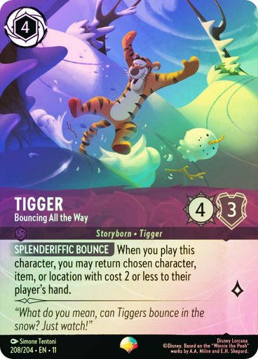 Tigger (Rainbow Foil) | Ravensburger - Con T de Tlacuache - Ravensburger
