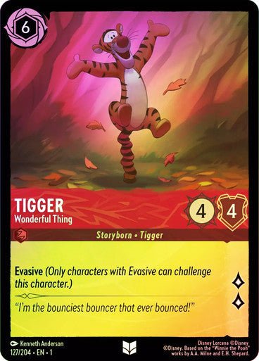 Tigger - Wonderful Thing ( Cold Foil ) - Con T de Tlacuache - Ravensburger