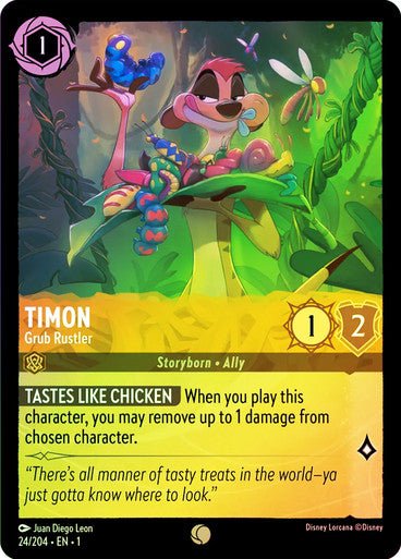 Timon - Grub Rustler ( Cold Foil ) - Con T de Tlacuache - Ravensburger