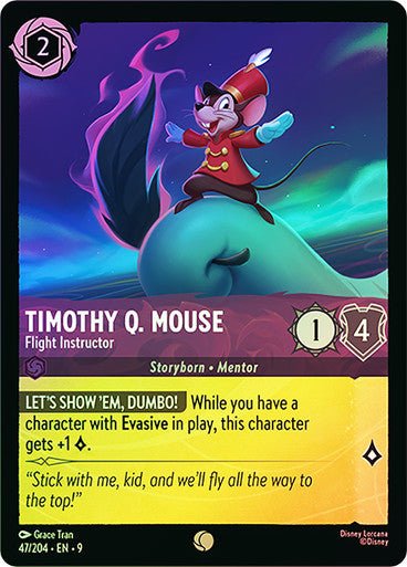 Timothy Q. Mouse - Flight Instructor (Cold Foil) - Con T de Tlacuache - Ravensburger
