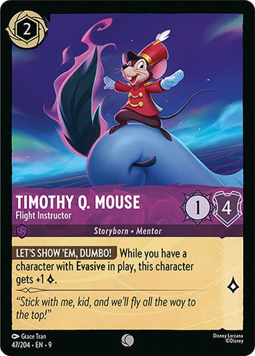 Timothy Q. Mouse - Flight Instructor (Non - foil) - Con T de Tlacuache - Ravensburger