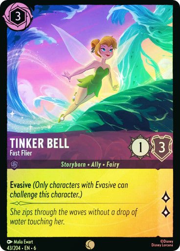 Tinker Bell - Fast Flier ( Cold Foil ) - Con T de Tlacuache - Ravensburger