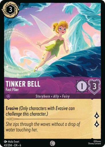 Tinker Bell - Fast Flier ( Non - foil ) - Con T de Tlacuache - Ravensburger