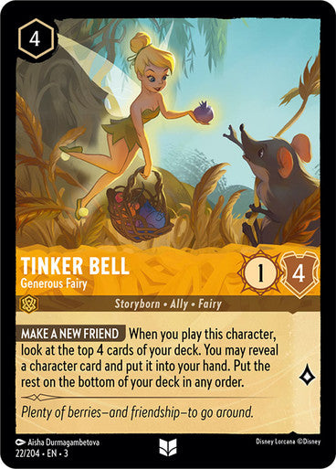 Tinker Bell - Generous Fairy (Non-foil)