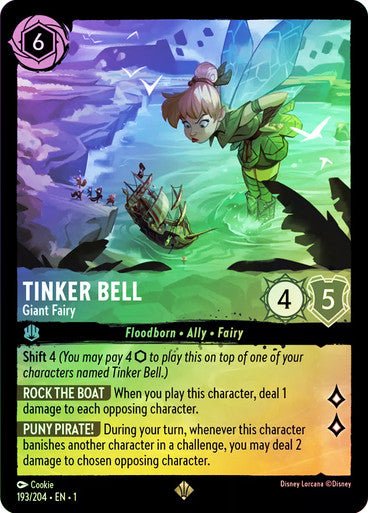 Tinker Bell - Giant Fairy ( Cold Foil ) - Con T de Tlacuache - Ravensburger