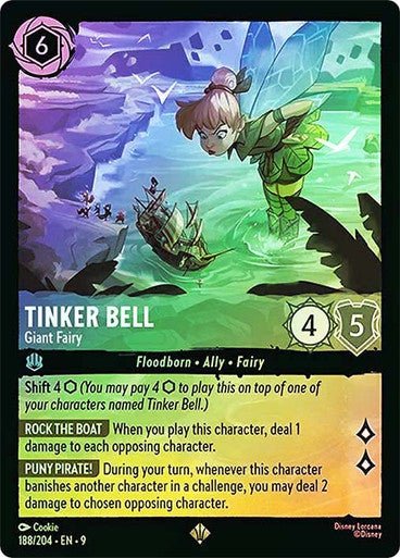 Tinker Bell - Giant Fairy (Cold Foil) - Con T de Tlacuache - Ravensburger