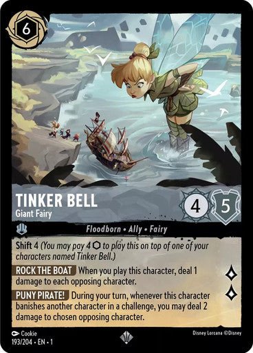 Tinker Bell - Giant Fairy ( Non - foil ) - Con T de Tlacuache - Ravensburger