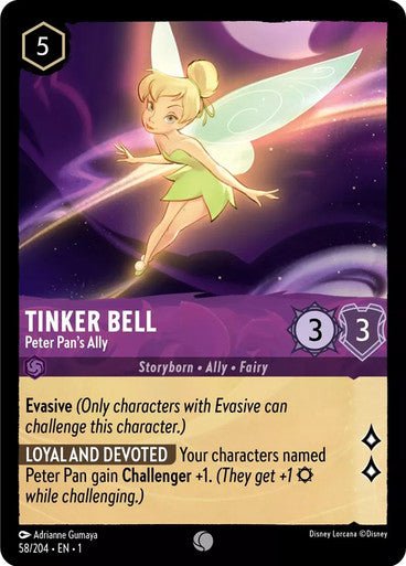 Tinker Bell - Peter Pan's Ally ( Non - foil ) - Con T de Tlacuache - Ravensburger