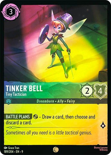 Tinker Bell - Tiny Tactician (Cold Foil) - Con T de Tlacuache - Ravensburger