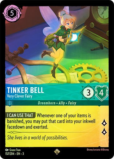 Tinker Bell - Very Clever Fairy (Cold Foil) - Con T de Tlacuache - Ravensburger