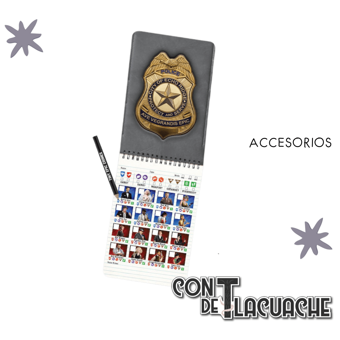 Tiny Epic Crimes: Detective Notepads (4) | Gamelyn Games - Con T de Tlacuache - Gamelyn Games