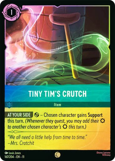 Tiny Tim's Crutch (Cold Foil) | Ravensburger - Con T de Tlacuache - Ravensburger