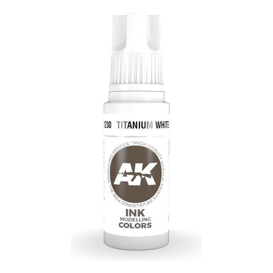 Titanium White Ink 17Ml | Ak Interactive - Con T de Tlacuache - AK Interactive