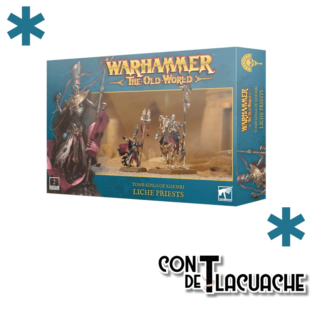 Tomb Kings Of Khemri Liche Priests | Games Workshop - Con T de Tlacuache - Games Workshop
