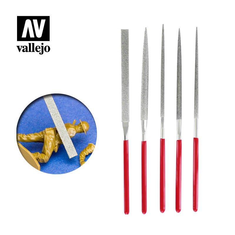 Tool Diamond Needle File Set (5) | Vallejo - Con T de Tlacuache - Vallejo