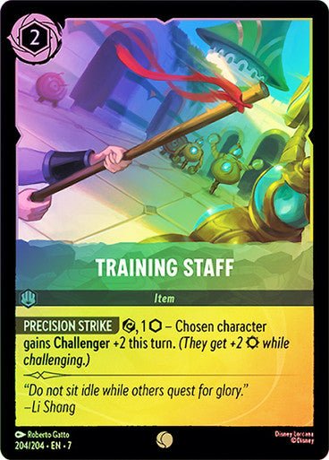 Training Staff (Cold Foil) - Con T de Tlacuache - Ravensburger