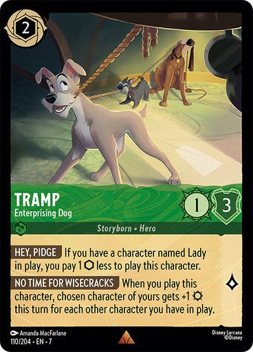 Tramp - Enterprising Dog (Non - foil) - Con T de Tlacuache - Ravensburger