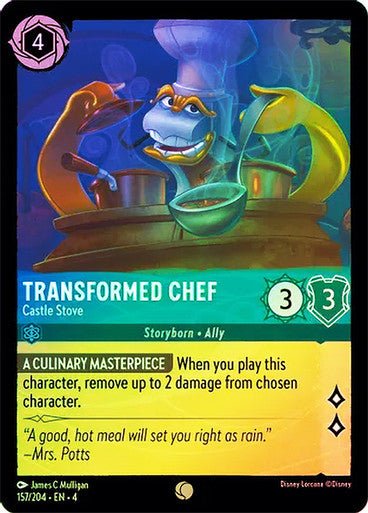 Transformed Chef - Castle Stove ( Cold Foil ) | Ravesburger - Con T de Tlacuache - Ravensburger