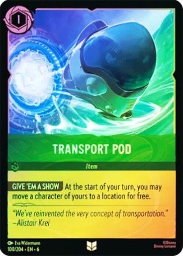 Transport Pod ( Cold Foil ) - Con T de Tlacuache - Ravensburger