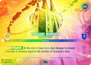 Treasure Mountain - Azurite Sea Island ( Inkwash Foil ) - Con T de Tlacuache - Ravensburger