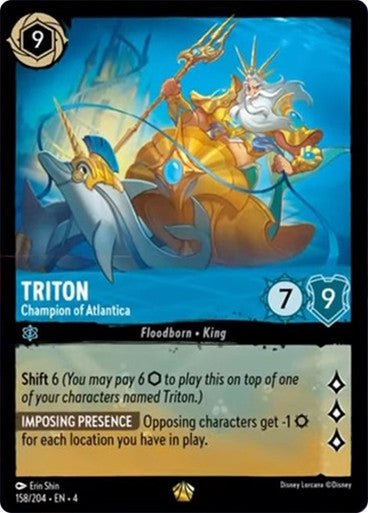 Triton - Champion of Atlantica ( Non - foil ) | Ravesburger - Con T de Tlacuache - Ravensburger