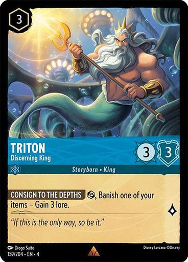 Triton - Discerning King ( Non - foil ) | Ravesburger - Con T de Tlacuache - Ravensburger