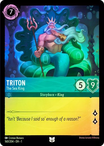 Triton - The Sea King ( Cold Foil ) - Con T de Tlacuache - Ravensburger