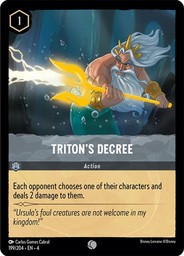 Triton's Decree ( Non - foil ) | Ravesburger - Con T de Tlacuache - Ravensburger