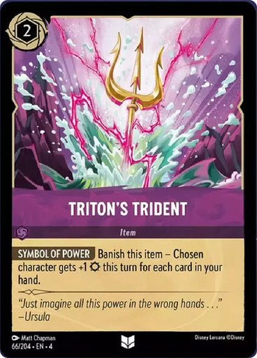 Triton's Trident ( Non - foil ) | Ravesburger - Con T de Tlacuache - Ravensburger
