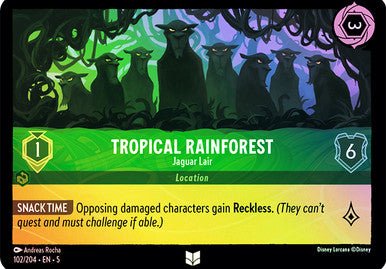 Tropical Rainforest - Jaguar Lair (Cold Foil ) - Con T de Tlacuache - Ravensburger