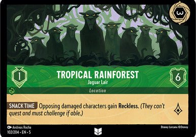 Tropical Rainforest - Jaguar Lair (Non - foil ) - Con T de Tlacuache - Ravensburger