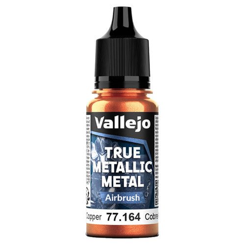 True Metallic Metal Airbrush Ancient Copper (18ml) | Vallejo - Con T de Tlacuache - Vallejo