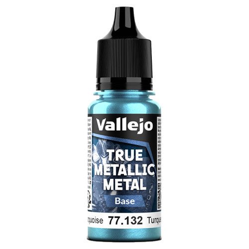 True Metallic Metal Base Hydra Turquoise (18ml) | Vallejo - Con T de Tlacuache - Vallejo