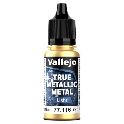 True Metallic Metal Light Greenish Gold (18ml) | Vallejo - Con T de Tlacuache - Vallejo