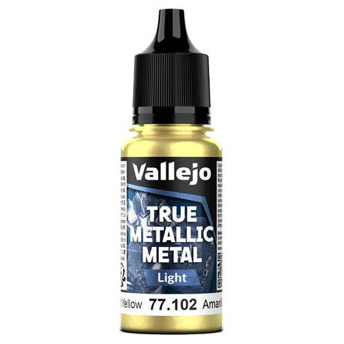 True Metallic Metal Light Radiant Yellow (18ml) | Vallejo - Con T de Tlacuache - Vallejo