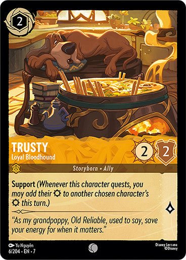 Trusty - Loyal Bloodhound (Non - foil) - Con T de Tlacuache - Ravensburger