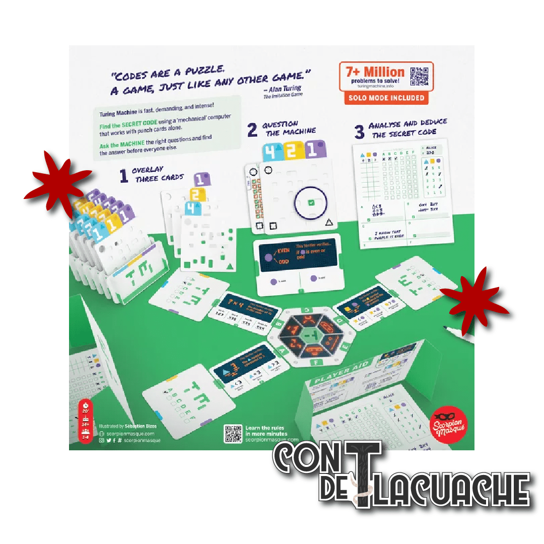 Turing Machine | Scorpion Masque - Con T de Tlacuache - Scorpion Masque