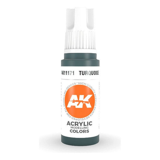 Turquoise 17Ml | Ak Interactive - Con T de Tlacuache - AK Interactive