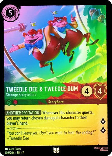 Tweedle Dee & Tweedle Dum - Strange Storytellers (Cold Foil) - Con T de Tlacuache - Ravensburger
