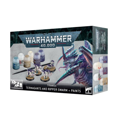 Tyranids Termagants and Ripper Swarm + Paints Set | Games Workshop - Con T de Tlacuache - Games Workshop