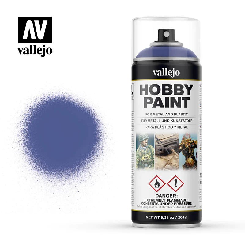 Ultramarine Blue Hobby Paint In Spray 400ml (28017) | Vallejo - Con T de Tlacuache - Vallejo