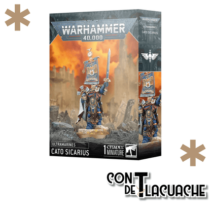 Ultramarines Cato Sicarius | Games Workshop - Con T de Tlacuache - Games Workshop