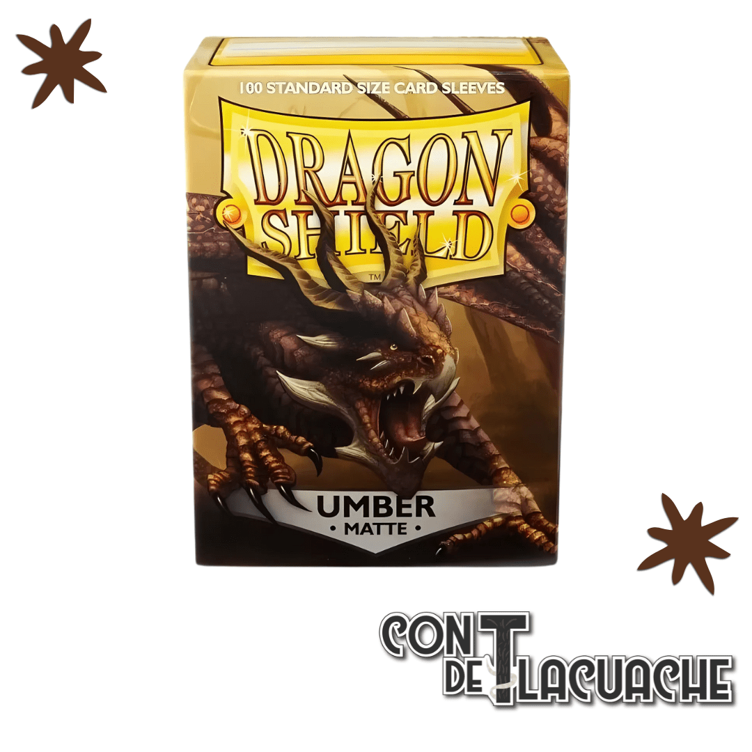 Umber Matte 100 pzs | Dragon Shield - Con T de Tlacuache - Con T de Tlacuache