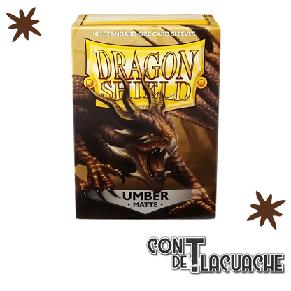 Umber Matte 100 pzs | Dragon Shield - Con T de Tlacuache - Con T de Tlacuache