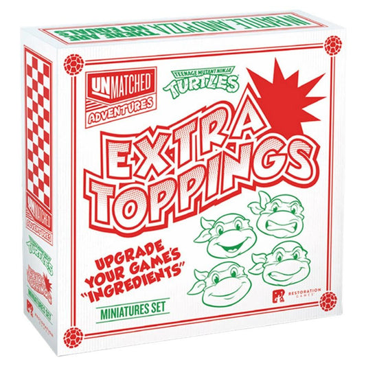 Unmatched Adventures: Teenage Mutant Ninja Turtles – Extra Toppings - Con T de Tlacuache - Restoration Games